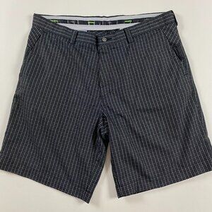 Callaway X Series Golf Shorts Mens Size 38 Black White Check